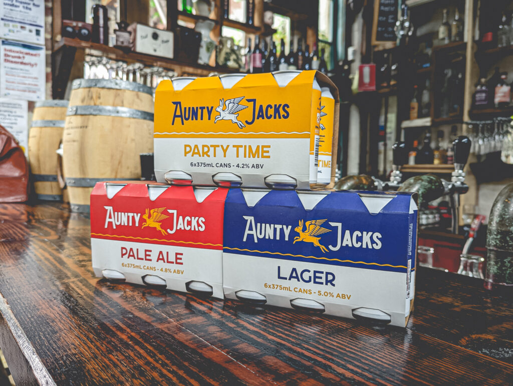 Aunty Jacks Takeaway Cans of Beer